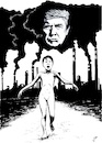 Cartoon: Climate change (small) by paolo lombardi tagged climate,trump,usa,pollution