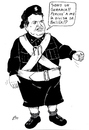 Cartoon: il Gerarca (small) by paolo lombardi tagged brunetta,italy,politics,satire,caricature