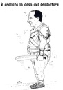Cartoon: il Gladiatore (small) by paolo lombardi tagged italy,berlusconi,politics