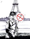 Cartoon: Novax in Paris (small) by paolo lombardi tagged novax,paris,france,covid19,pandemic,protest,europe