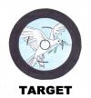 Cartoon: peace in target (small) by paolo lombardi tagged palestine,gaza,israel,krieg,war,politic