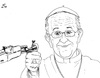 Cartoon: Stop War (small) by paolo lombardi tagged pope,war,peace