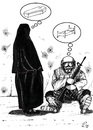 Cartoon: The Dream (small) by paolo lombardi tagged afghanistan,war,peace,gaza,israel