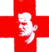 Cartoon: Waney Rooney (small) by paolo lombardi tagged soccerportraitscollection england flag southafrica worldcup2010 soccer football
