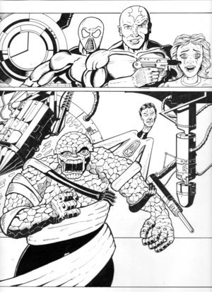 Cartoon: Fantastic Four submission piece (medium) by InkMark tagged superheros,fanatsatic,four,ff,the,thing