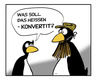 Cartoon: Konvertit (small) by Mergel tagged pinguin,konvertit,islamismus