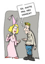 Cartoon: Schnorrer (small) by Mergel tagged wunsch,zukunft,optimismus,pessimismus,fee,punk,schnorrer,hoffnung,betteln,bettler,schnorren,future