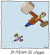 Cartoon: Da fliegen sie wieder (small) by fussel tagged fliegen,flug,billigflieger,urlaub,reisen,tourismus,ferien,fussel