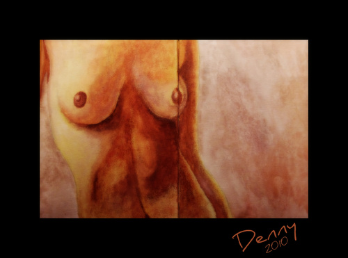 Cartoon: My Project (medium) by Krinisty tagged lady,acrylic,painting,women,woman,girl,naked,sexy,body,krinisty,art,photography
