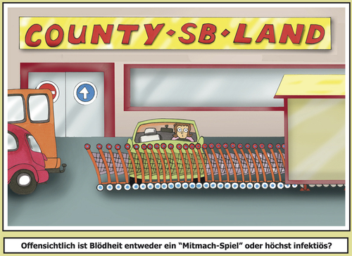 Cartoon: Einkaufswagenmonster (medium) by SoRei tagged stvo,supermarkt,discounter,auto,parkplatz,einkaufen,einkaufswagen,wagenkette,hindernis,nachahmung,alltagsdummheit,sperrung,phänomen,zivilisation,gemeinschaftserfolg,gemeinschaftsprodukt,breite,masse,ist,doof,parkplatz,auto,discounter,supermarkt,stvo,einkaufen,einkaufswagen,wagenkette,hindernis,nachahmung,alltagsdummheit,sperrung,phänomen,zivilisation,gemeinschaftserfolg,gemeinschaftsprodukt