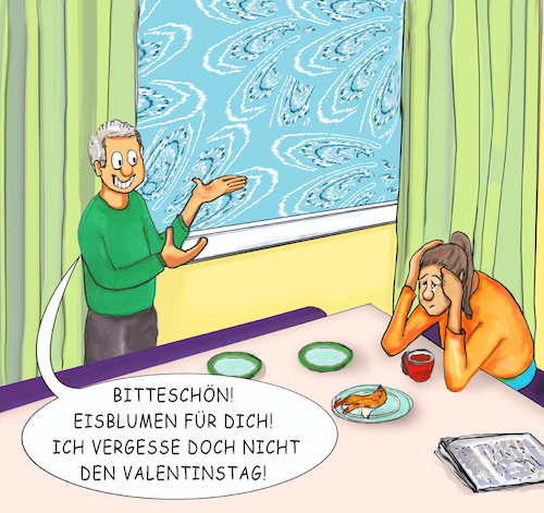 Cartoon: Valentinstag (medium) by SoRei tagged erwartungshaltung,blumen,schenken,geschenke,liebe,strauß,gebinde,parfum,überraschung,enttäuschung,paar,liebende,vorwurf,vergesslichkeit,datum,termin,verpassen,ausrede,entschuldigung,eisblume,februar,kält,frost,gratis,erwartungshaltung,blumen,schenken,geschenke,liebe,strauß,gebinde,parfum,überraschung,enttäuschung,paar,liebende,vorwurf,vergesslichkeit,datum,termin,verpassen,ausrede,entschuldigung,eisblume,februar,kält,frost,gratis