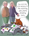 Cartoon: Ball Crazy (small) by George tagged dogs