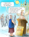 Cartoon: Defensive harmony (small) by George tagged heaven,defence