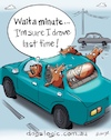 Cartoon: joy riders (small) by George tagged dogs