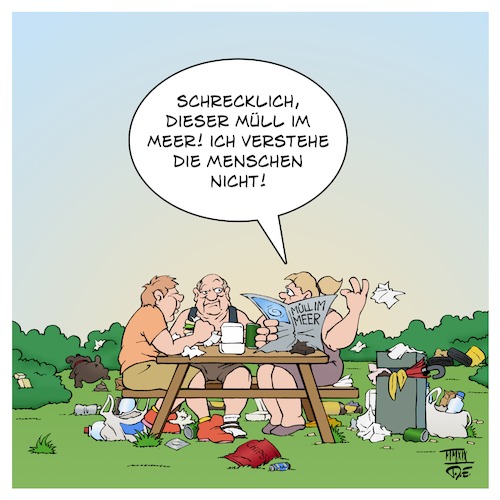 Cartoon: Abfall im Wald - Müll im Meer (medium) by Timo Essner tagged abfall,müll,verpackungen,zigaretten,umwelt,wald,natur,meer,müllstrudel,wegwerfgesellschaft,papierkörbe,abfalleimer,rücksichtnahme,verantwortung,recycling,cartoon,timo,essner,im,abfall,müll,verpackungen,zigaretten,umwelt,wald,natur,meer,müllstrudel,wegwerfgesellschaft,papierkörbe,abfalleimer,rücksichtnahme,verantwortung,recycling,cartoon,timo,essner