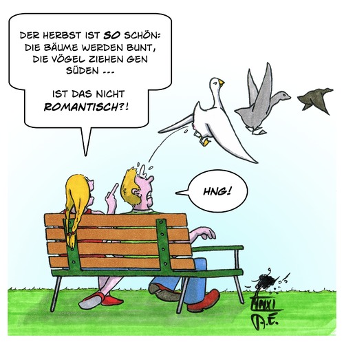 Cartoon: der Herbst (medium) by Timo Essner tagged herbst,jahr,jahreszeiten,season,autumn,paare,pärchen,beziehung,park,bank,vögel,vogelwanderung,wanderung,romantik,zusammen,gemeinsam,herbst,jahr,jahreszeiten,season,autumn,paare,pärchen,beziehung,park,bank,vögel,vogelwanderung,wanderung,romantik,zusammen,gemeinsam