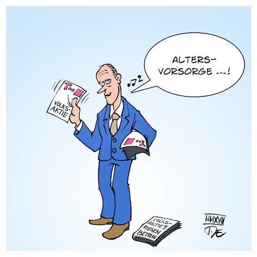 Cartoon: Merz Aktien Rente (medium) by Timo Essner tagged friedrich,merz,altersvorsorge,rente,aktien,börse,wirtschaft,volksaktie,deutsche,telekom,betrug,aktienhandel,politik,einflussnahme,korruption,cartoon,timo,essner,friedrich,merz,altersvorsorge,rente,aktien,börse,wirtschaft,volksaktie,deutsche,telekom,betrug,aktienhandel,politik,einflussnahme,korruption,cartoon,timo,essner