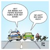 Cartoon: Mobile Blitzer (small) by Timo Essner tagged polizei verkehrspolizei stvo verkehrvergehen verkehrsdelikte mobile blitzer geschwindigkeitsübertretung geschwindigkeit cartoon timo essner