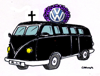 Cartoon: Funeral (medium) by Carma tagged volkswagen