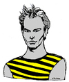 Cartoon: Sting (small) by Carma tagged sting music rock celebrities