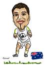 Cartoon: Archie Thompson (small) by Ralf Conrad tagged fußball,australien,känguru,archie,thompson