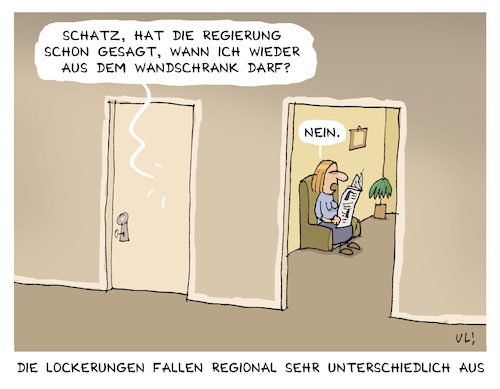 Cartoon: Wandschrank (medium) by Uliwood tagged corona,covid19,pandemie,lockerung,kontakt,stayathome,wandschrank,beziehung,gesellschaft,krankheit,vorsorge,vorsicht,schutz,regierung,vorgaben,vorsichtsmaßnahmen,gesundheit,sicherheit,corona,covid19,pandemie,lockerung,kontakt,stayathome,wandschrank,beziehung,gesellschaft,krankheit,vorsorge,vorsicht,schutz,regierung,vorgaben,vorsichtsmaßnahmen,gesundheit,sicherheit