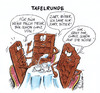 Cartoon: Tafelrunde (small) by Hoevelercomics tagged schokolade