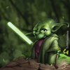 Cartoon: Yoda Fanart (small) by Rüsselhase tagged yoda,starwars,lichtschwert