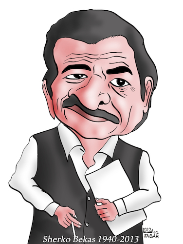 Cartoon: sherko bekas (medium) by jabar tagged sherko,bekas