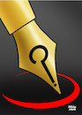 Cartoon: pen (small) by jabar tagged pen