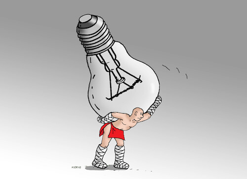 Cartoon: atlasziar (medium) by Lubomir Kotrha tagged energy,atom,ecology,energy,atom,ecology