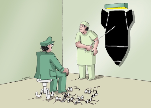 Cartoon: bombisko (medium) by Lubomir Kotrha tagged bomb,war,bomb,war