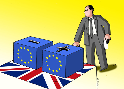 Cartoon: brexitovo (medium) by Lubomir Kotrha tagged eu,brexit,europa,cameron,referendum