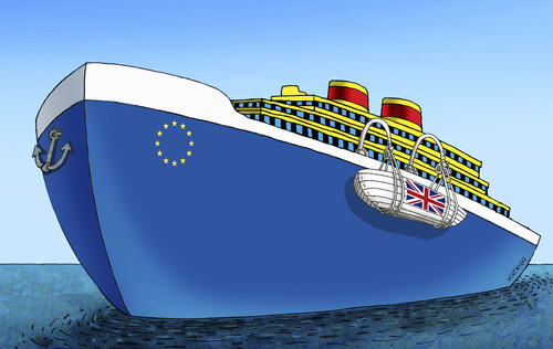 Cartoon: britania (medium) by Lubomir Kotrha tagged election,in,the,uk,cameron,miliband