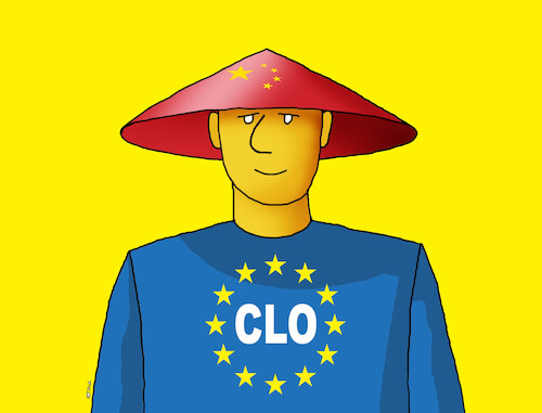 Cartoon: chinaclo (medium) by Lubomir Kotrha tagged china,world,china,world