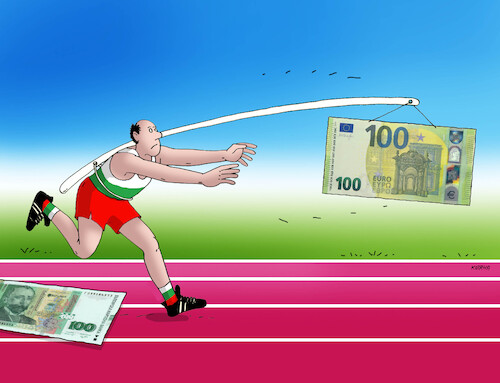 Cartoon: eubulg2 (medium) by Lubomir Kotrha tagged bulgaria,eu,euro,bulgaria,eu,euro