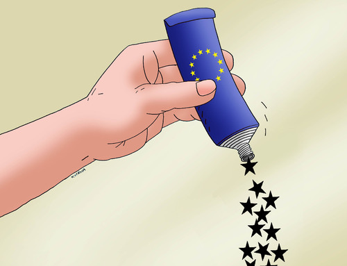 Cartoon: eupasta (medium) by Lubomir Kotrha tagged eu,europe,sos,euro,world