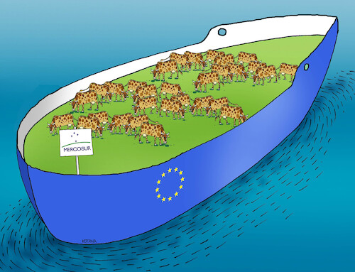 Cartoon: eutanker (medium) by Lubomir Kotrha tagged european,union,mercosur,european,union,mercosur