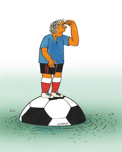 Cartoon: fotostrov (medium) by Lubomir Kotrha tagged football,football