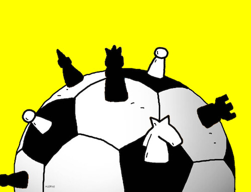 Cartoon: futmat25 (medium) by Lubomir Kotrha tagged football,football