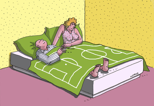 Cartoon: futpaplon (medium) by Lubomir Kotrha tagged football,fussball,soccer,world,championships,goal
