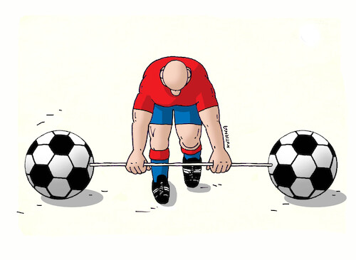 Cartoon: futvzper (medium) by Lubomir Kotrha tagged football,european,championship,2024,football,european,championship,2024