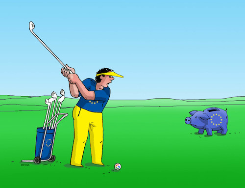 Cartoon: golfgoogle1 (medium) by Lubomir Kotrha tagged google