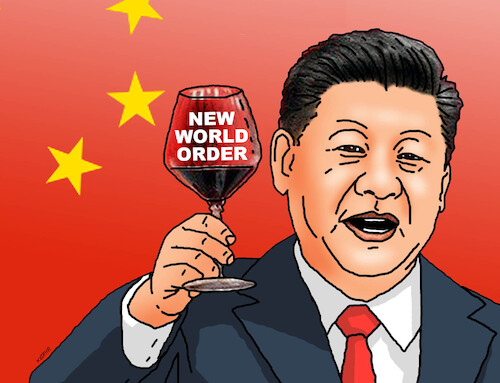 Cartoon: nwo25c (medium) by Lubomir Kotrha tagged new,world,order,new,world,order