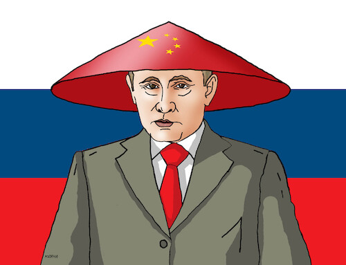 Cartoon: puticinan23 (medium) by Lubomir Kotrha tagged china,russia,china,russia