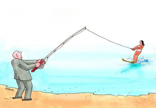 Cartoon: rybar23 (medium) by Lubomir Kotrha tagged summer,the,sea,water,heat,summer,the,sea,water,heat