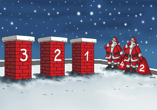 Cartoon: santa123 (medium) by Lubomir Kotrha tagged christmas,santa