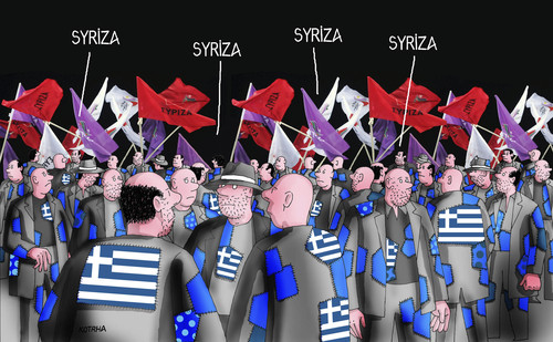 Cartoon: syriza (medium) by Lubomir Kotrha tagged greece,election,europa,eu,euro,syriza