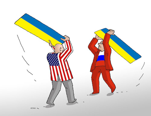 Cartoon: ukraplesk (medium) by Lubomir Kotrha tagged ukraine,russia,usa,putin,biden,eu,nato,war,peace,ukraine,russia,usa,putin,biden,eu,nato,war,peace
