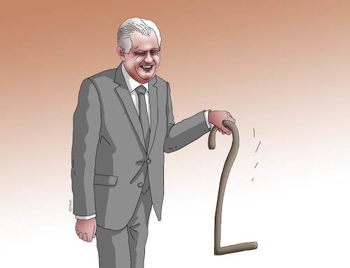 Cartoon: zemanpalicovo (medium) by Lubomir Kotrha tagged czech,presidential,election,zeman,europe,prague